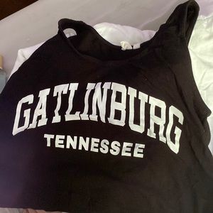 Gatlinburg cropped tank